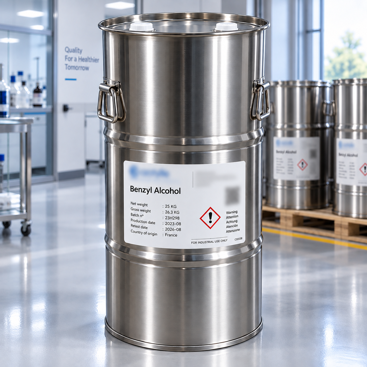 Đóng gói Benzyl Alcohol (Injection)